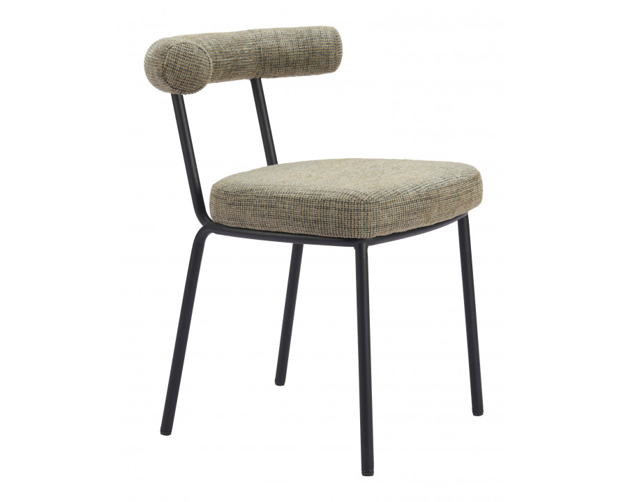 ZUO - Kede Dining Chair (Set of 2) in Green Tweed