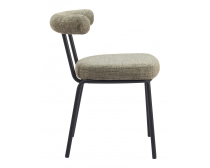 ZUO - Kede Dining Chair (Set of 2) in Green Tweed