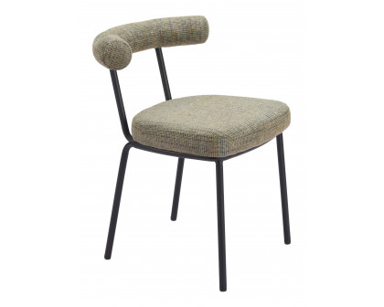 ZUO - Kede Dining Chair (Set of 2) in Green Tweed