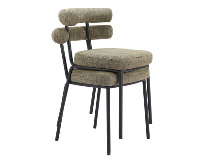 ZUO - Kede Dining Chair (Set of 2) in Green Tweed