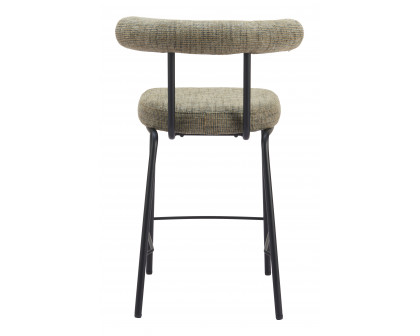 ZUO - Kede Counter Stool in Green Tweed