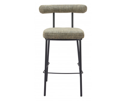 ZUO - Kede Barstool in Green Tweed