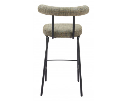 ZUO - Kede Barstool in Green Tweed