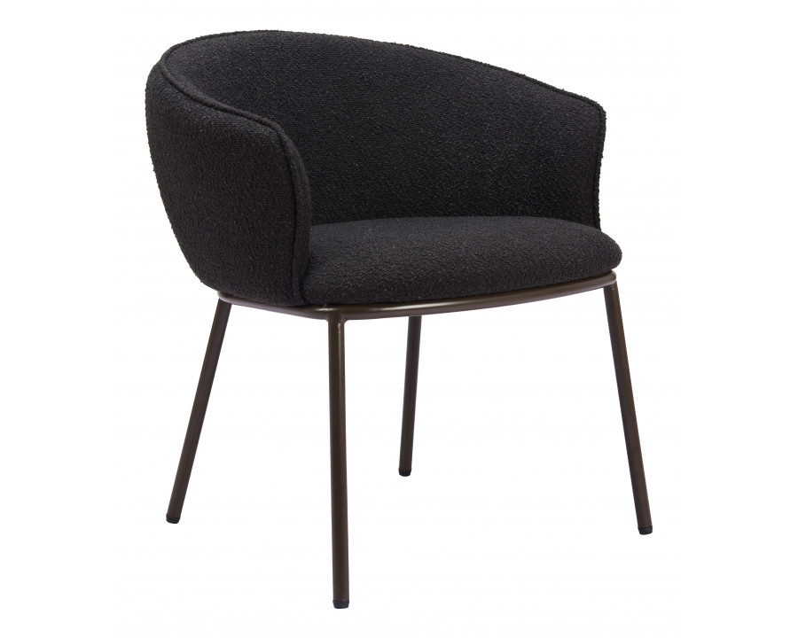 ZUO Essen Dining Chair - Black/Bronze