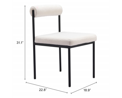 ZUO Livorno Dining Chair - Ivory