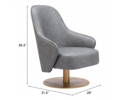 ZUO™ Withby Accent Chair - Gray