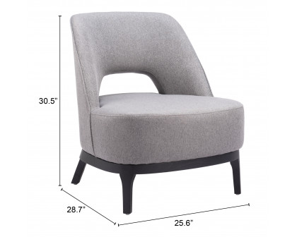 ZUO™ Mistley Accent Chair - Gray