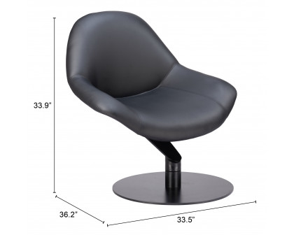 ZUO™ Poole Accent Chair - Black