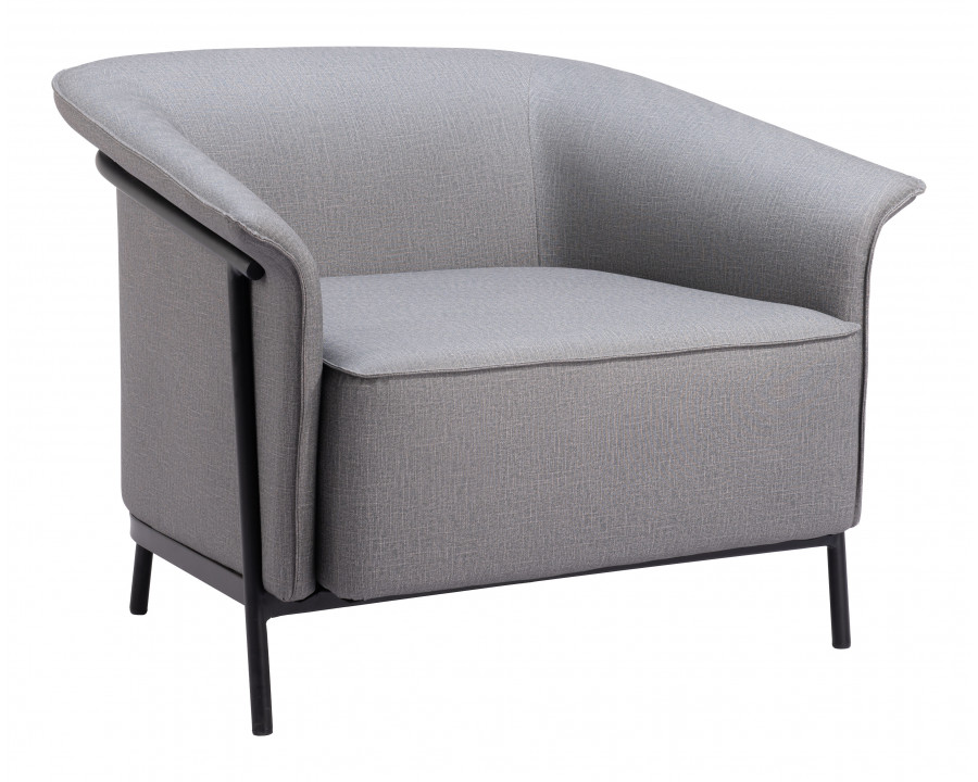 ZUO Burry Accent Chair - Slate Gray