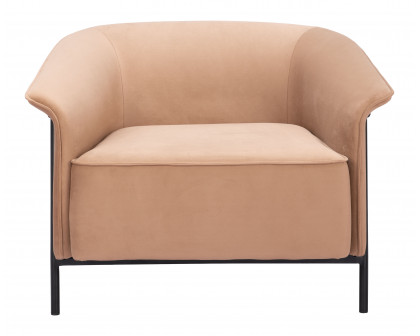 ZUO Burry Accent Chair - Tan