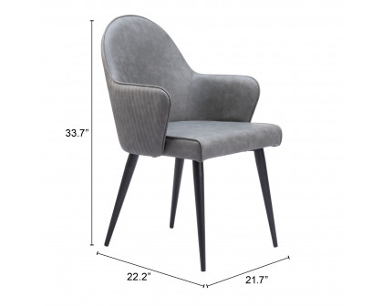 ZUO Silloth Dining Chair - Gray