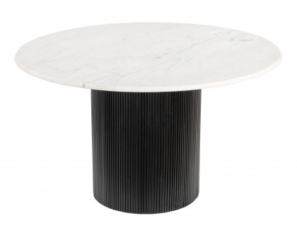 ZUO Izola Dining Table - White/Black