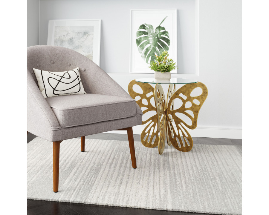 ZUO - Motyl Accent Table in Gold