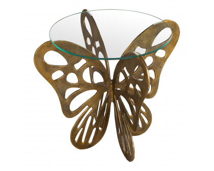 ZUO - Motyl Accent Table in Gold