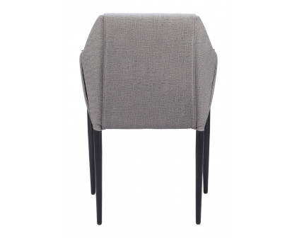 ZUO Andover Dining Chair (Set of 2) - Slate Gray