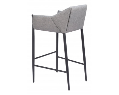 ZUO Andover Barstool - Slate Gray