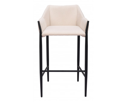 ZUO Andover Barstool - Beige