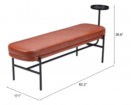 ZUO - Ploce Bench in Brown