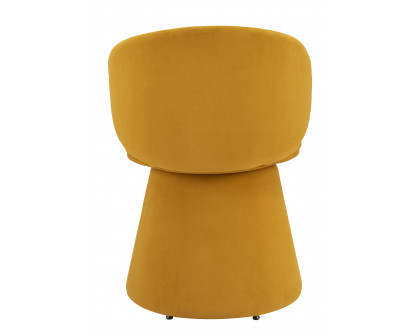 ZUO - Oblic Swivel Dining Chair in Orange