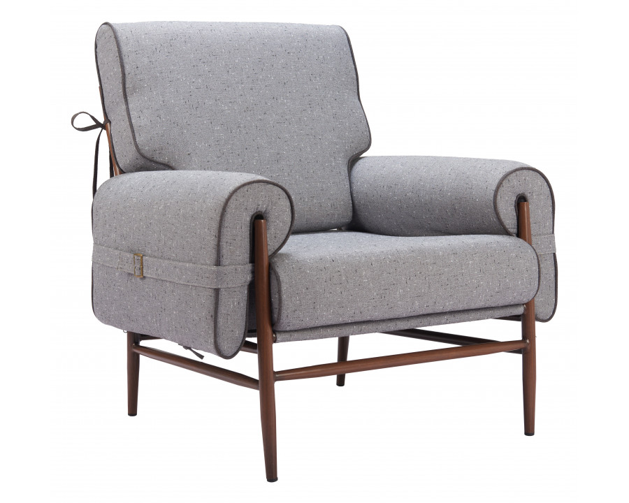 ZUO - Klem Accent Chair in Gray