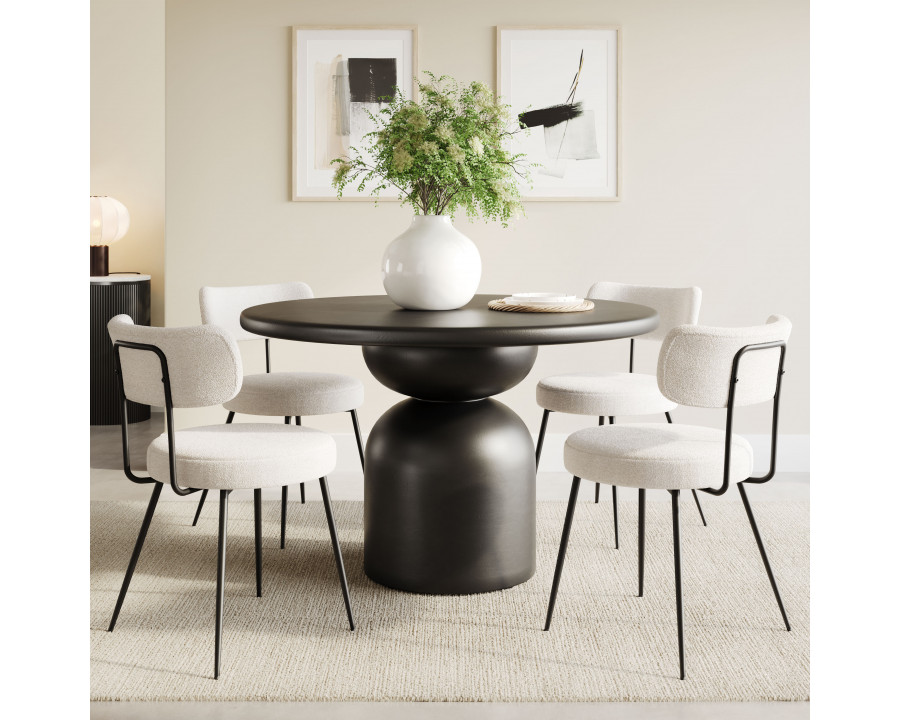 ZUO - Hals Dining Table in Black