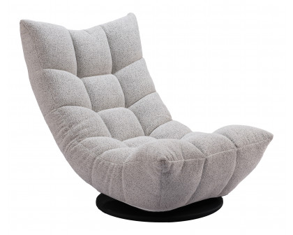 ZUO™ Down Go Swivel Chair - Ash Gray