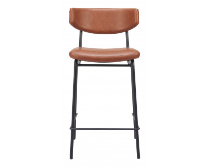 ZUO Charon Counter Stool (Set of 2) - Vintage Brown