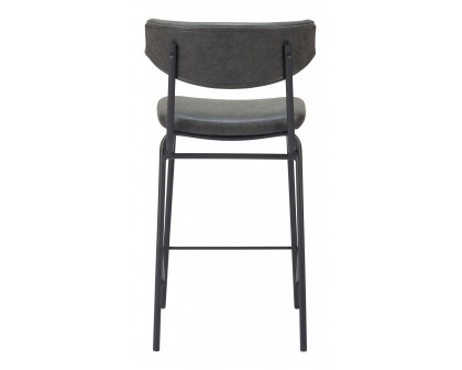 ZUO Charon Counter Stool (Set of 2) - Vintage Black