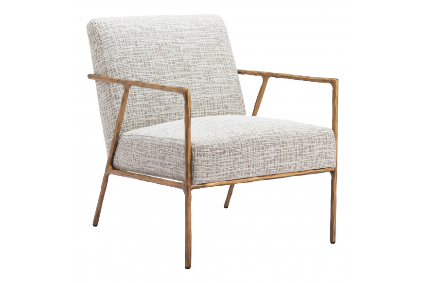 ZUO™ Norrebro Accent Chair - Beige Frost