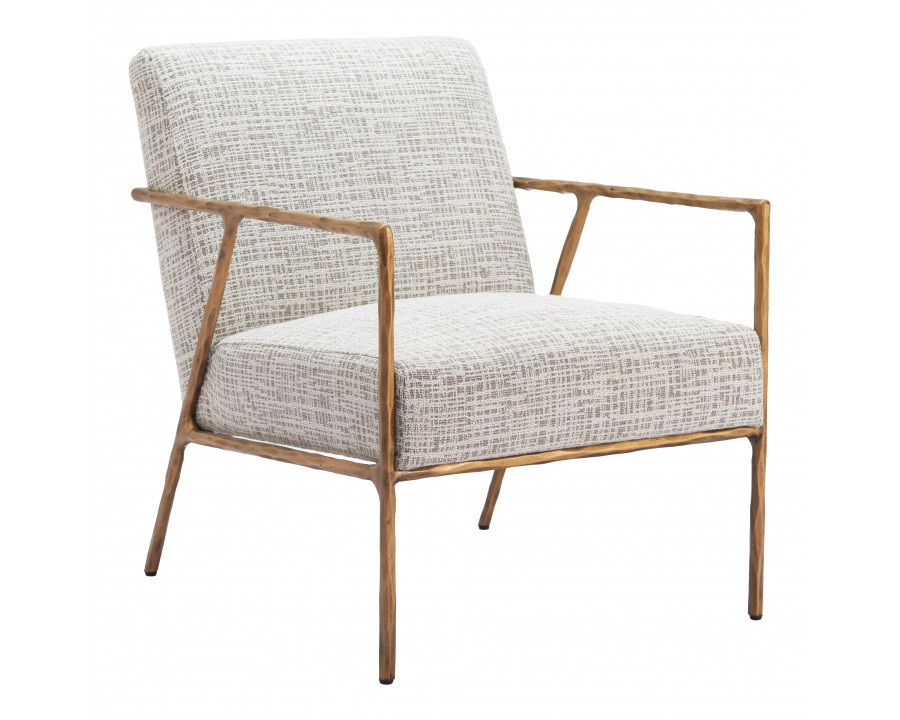 ZUO - Norrebro Accent Chair in Beige Frost