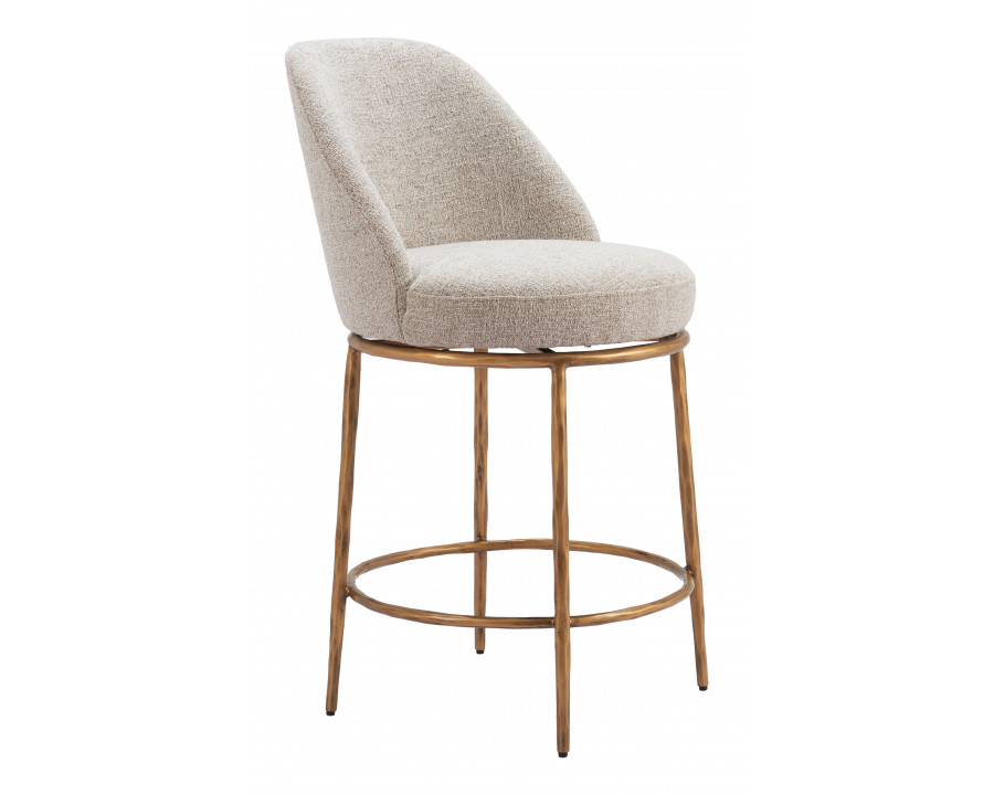 ZUO - Nordhavn Swivel Counter Stool