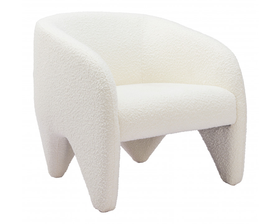 ZUO - Lopta Accent Chair in White