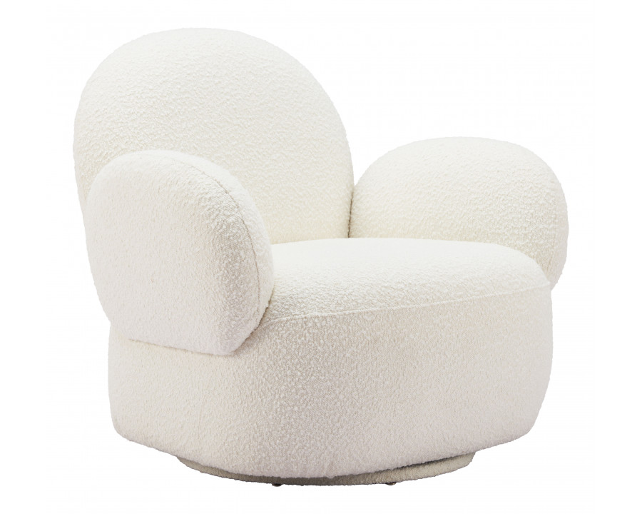 ZUO - Pilka Swivel Chair in White