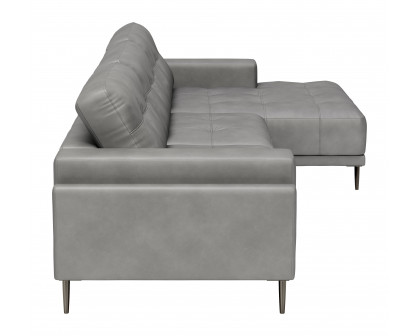 ZUO Bliss Right Facing Chaise Sectional - Gray