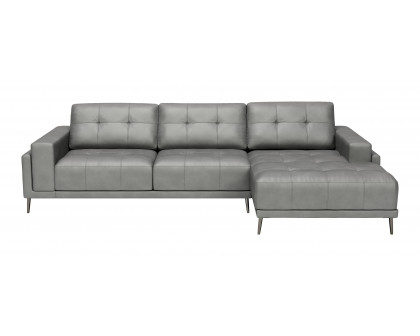 ZUO Bliss Right Facing Chaise Sectional - Gray