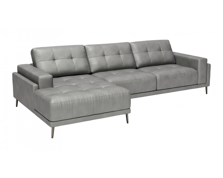 ZUO Bliss Left Facing Chaise Sectional - Gray