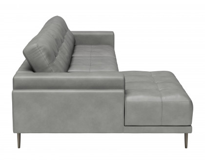 ZUO Bliss Left Facing Chaise Sectional - Gray