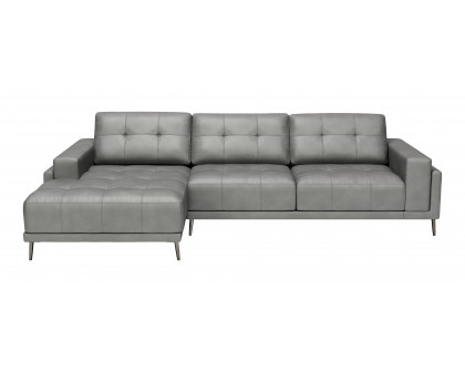 ZUO Bliss Left Facing Chaise Sectional - Gray