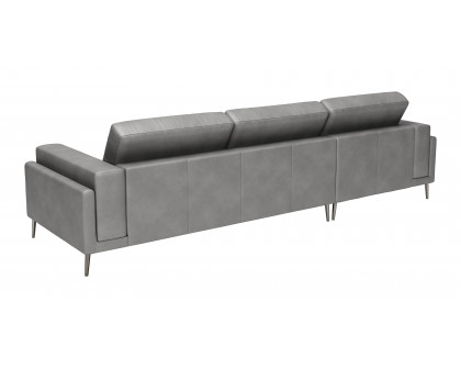 ZUO Bliss Left Facing Chaise Sectional - Gray