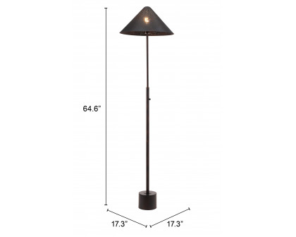 ZUO Cardo Floor Lamp - Bronze