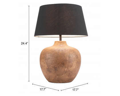 ZUO - Basil Table Lamp in Black