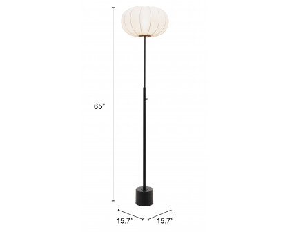 ZUO - Wisteria Floor Lamp in White