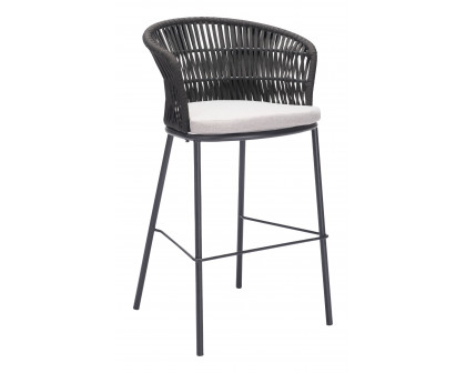 ZUO Freycinet Barstool - Black