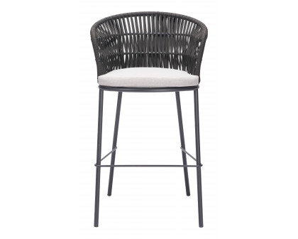 ZUO Freycinet Barstool - Black