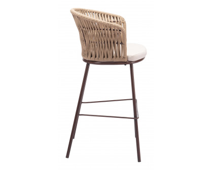 ZUO Freycinet Barstool - Natural