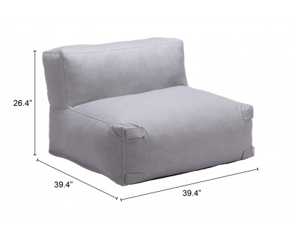 ZUO Luanda Middle Chair - Gray