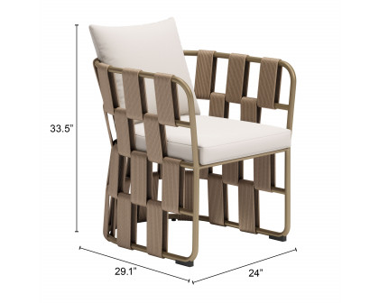 ZUO - Quadrat Dining Chair in White