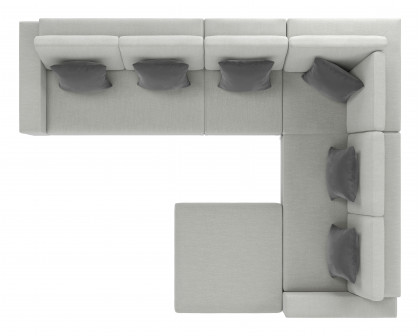 ZUO Corona del Mar Modular Sectional Set - Gray