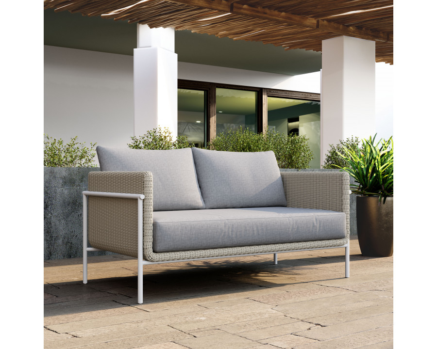 ZUO - Frais Loveseat in Gray