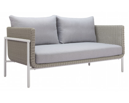 ZUO - Frais Loveseat in Gray